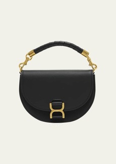 Chloé Chloe Marcie Chain Flap Crossbody Bag in Suede and Leather