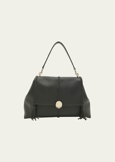 Chloé Chloe Penelope Large Top-Handle Bag in Smooth Grained Leather
