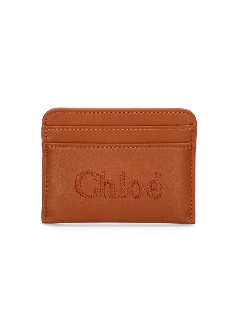 Chloé Chloe Sense Leather Card Holder