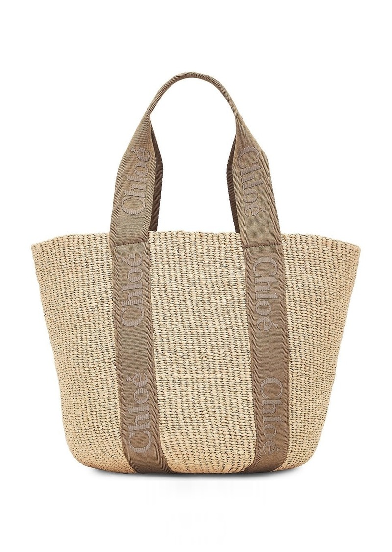 Chloé Chloe Woody Large Basket Tote Bag