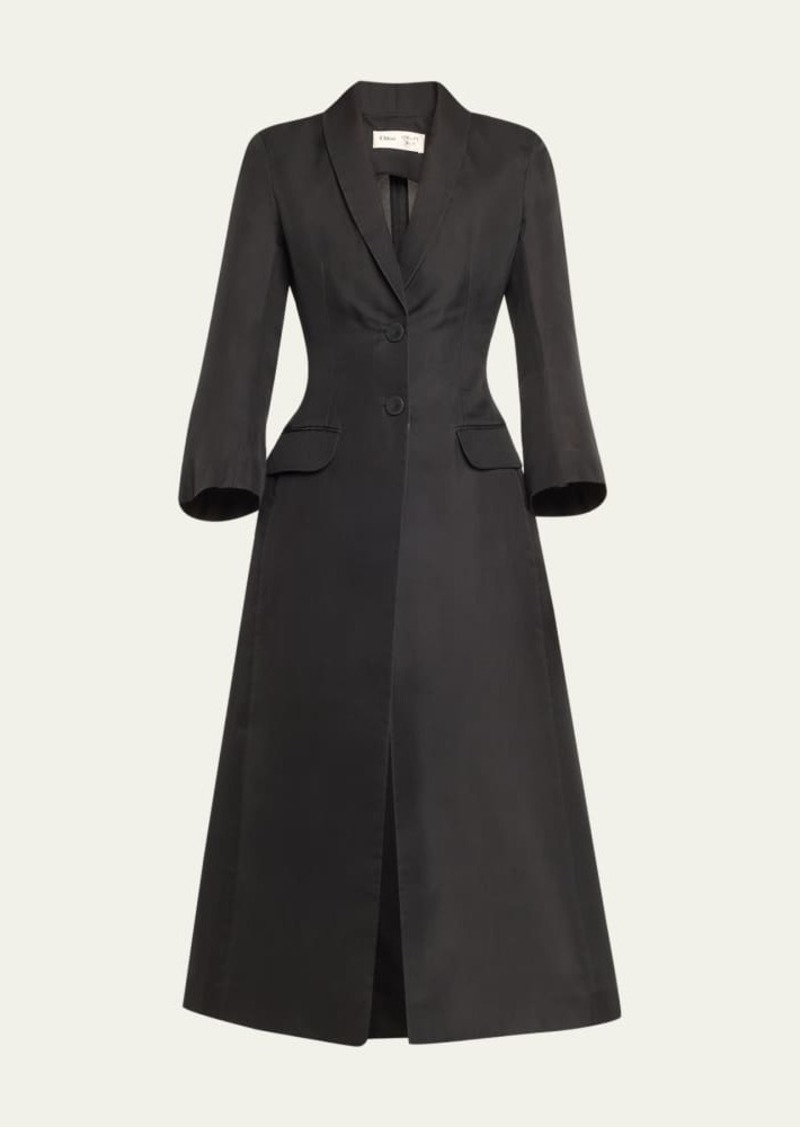 Chloé Chloe x Atelier Jolie Single-Breasted A-Line Long Coat