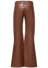 Chloé Classic Nappa Leather Flared Pants