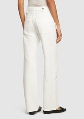Chloé Cotton & Hemp Denim Straight Jeans