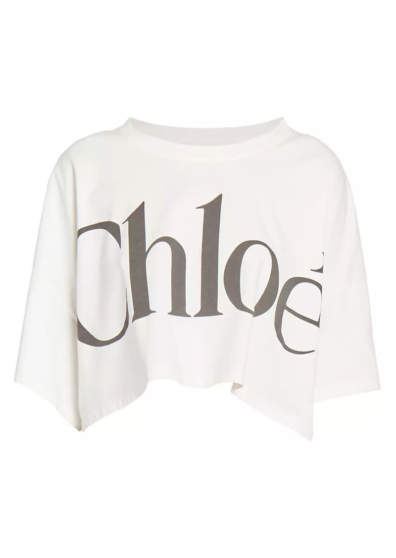 Chloé Cotton Jersey Logo T-Shirt