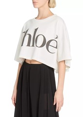 Chloé Cotton Jersey Logo T-Shirt