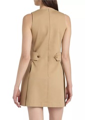 Chloé Cotton Lace-Up Minidress