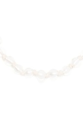 Chloé crepe de chine beaded necklace