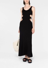 Chloé crinkled-effect tank maxi dress