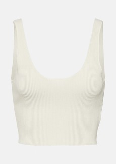 Chloé Cropped knitted wool top