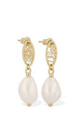 Chloé Darcey Lace Pearl Drop Earrings