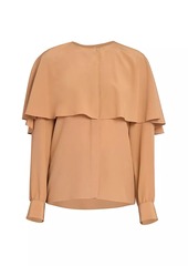 Chloé Draped Silk Top