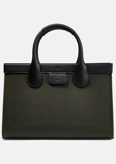 Chloé Edith Large leather-trimmed tote bag