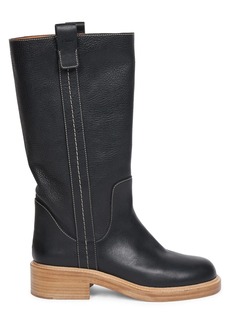 Chloé Edith Leather Flat Boots