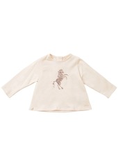 Chloé Embellished L/s Cotton Jersey T-shirt