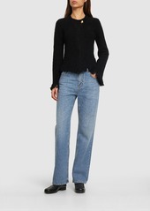 Chloé Embellished Wool & Silk Knit Jacket