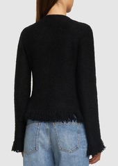 Chloé Embellished Wool & Silk Knit Jacket