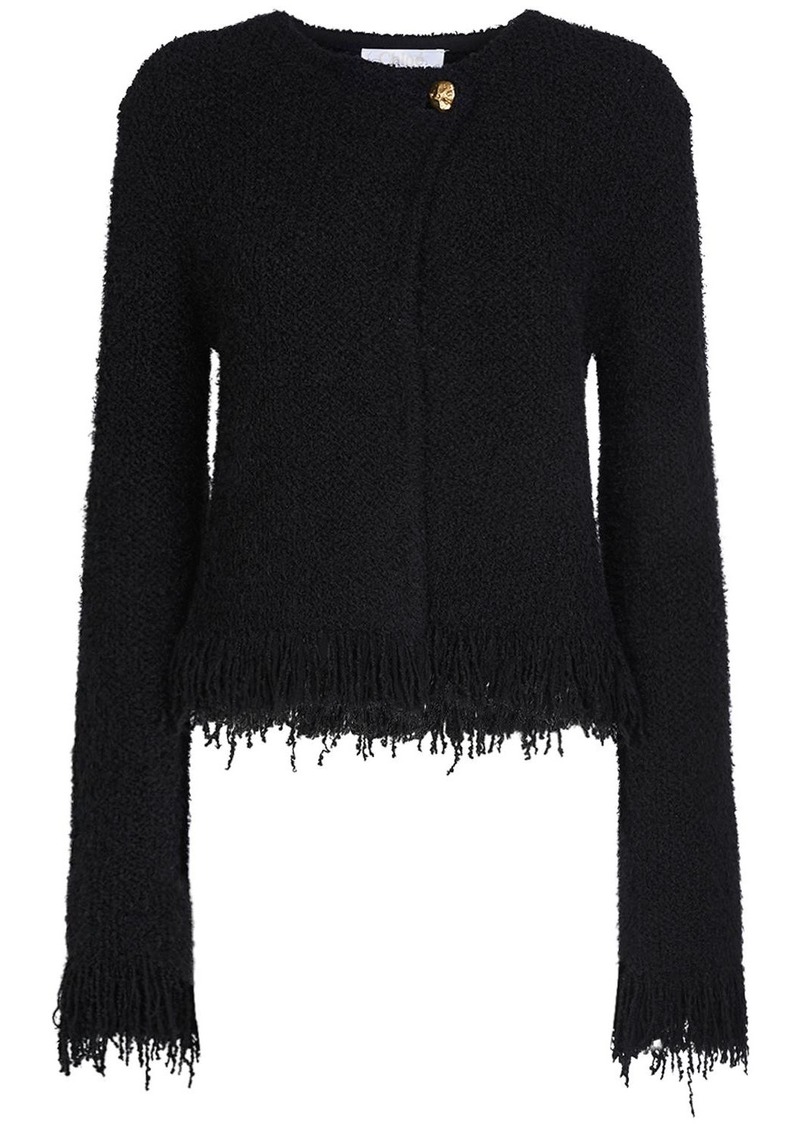 Chloé Embellished Wool & Silk Knit Jacket