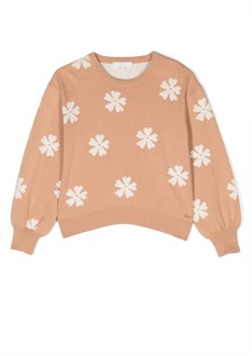 Chloé floral intarsia-knit jumper
