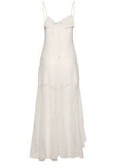 Chloé Floral Lace Embroidered Midi Dress