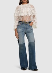 Chloé Floral Lace Embroidered Shirt