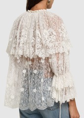 Chloé Floral Lace Embroidered Shirt