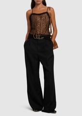 Chloé Floral Lace Embroidered Top