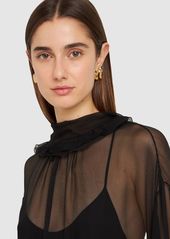 Chloé Flowers Crystal Stud Earrings