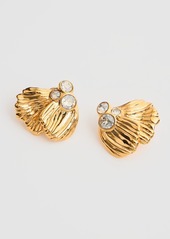 Chloé Flowers Crystal Stud Earrings