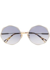 Chloé geometrical-shaped round frame glasses