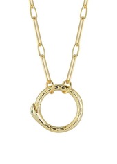 Chloé Gold Vermeil Snake Ring Pendant Necklace