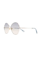 Chloé gradient-lense oversize sunglasses