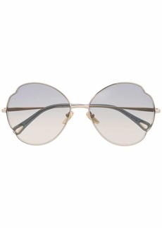 Chloé gradient-lense oversize sunglasses