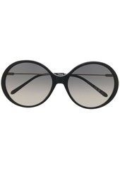 Chloé gradient-lenses round-frame sunglasses