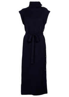 Chloé High-neck wool and cashmere midi dress
