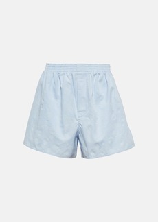 Chloé High-rise cotton shorts