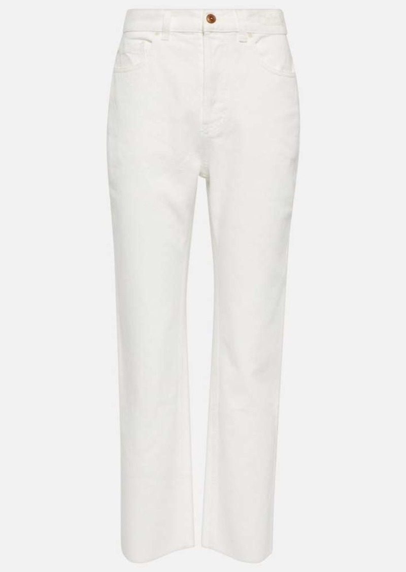 Chloé High-rise straight jeans