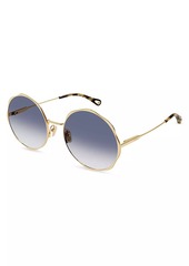 Chloé Honoré 59MM Round Sunglasses