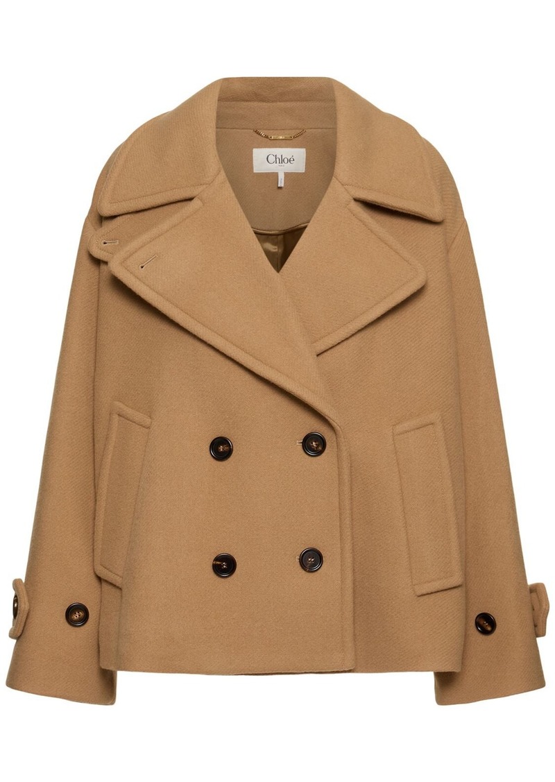 Chloé Iconic Soft Wool Blend Short Coat