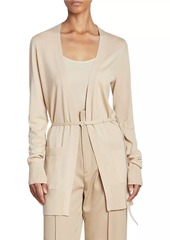 Chloé Knit Belted Wool Cardigan