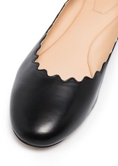 Chloé Lauren leather ballerina pumps