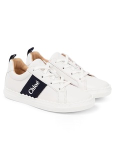 Chloé Kids Leather sneakers