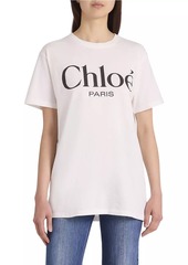 Chloé Logo Cotton T-Shirt