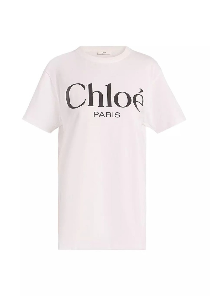 Chloé Logo Cotton T-Shirt