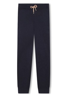 Chloé logo-embroidered organic-cotton blend leggings