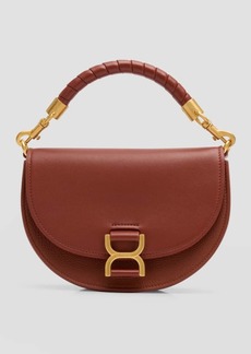 Chloé Marcie Chain Flap Crossbody Bag in Suede and Leather