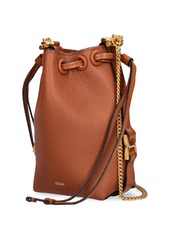 Chloé Micro Marcie Bucket Leather Bag