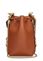 Chloé Micro Marcie Bucket Leather Bag