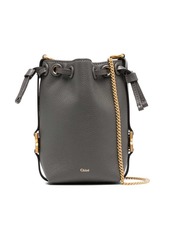 Chloé micro Marcie leather bucket bag