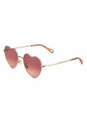 Chloé Milane 59MM Heart Sunglasses