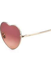 Chloé Milane 59MM Heart Sunglasses